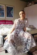 Nice Dress -  Purple Florals