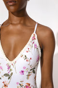 Nila Swimsuit - Soft Floral Vanilla