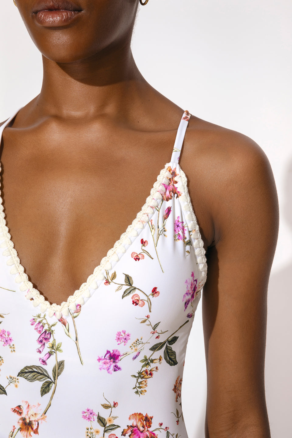 Nila Swimsuit - Soft Floral Vanilla