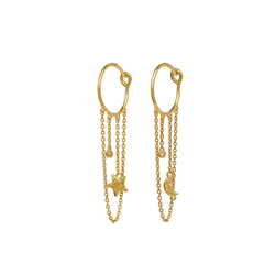 Nisha Earrings - Gold