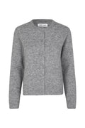 Nor Short Cardigan - Grå melange