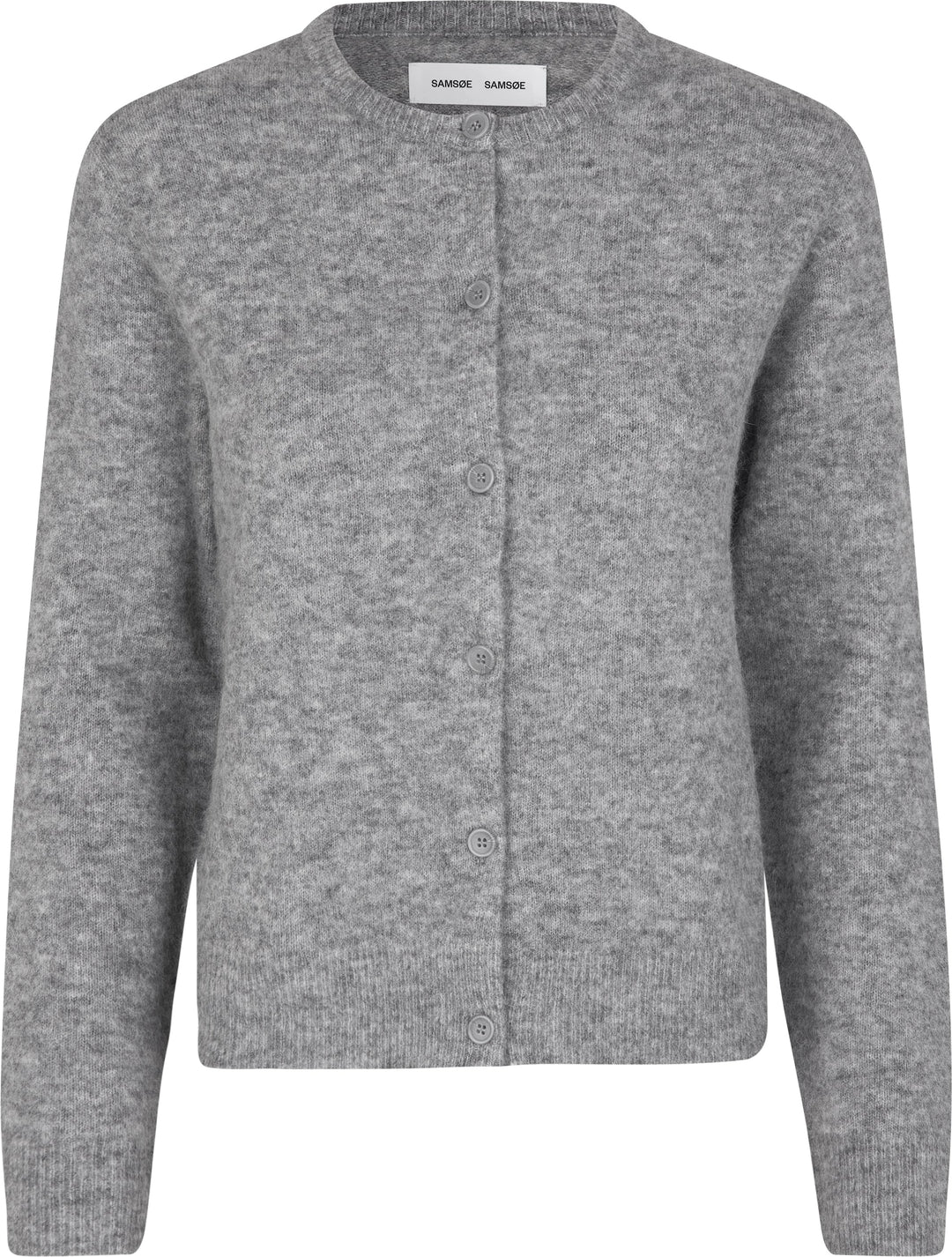 Nor Short Cardigan - Grey Melange