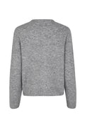 Nor Short Cardigan - Grå melange