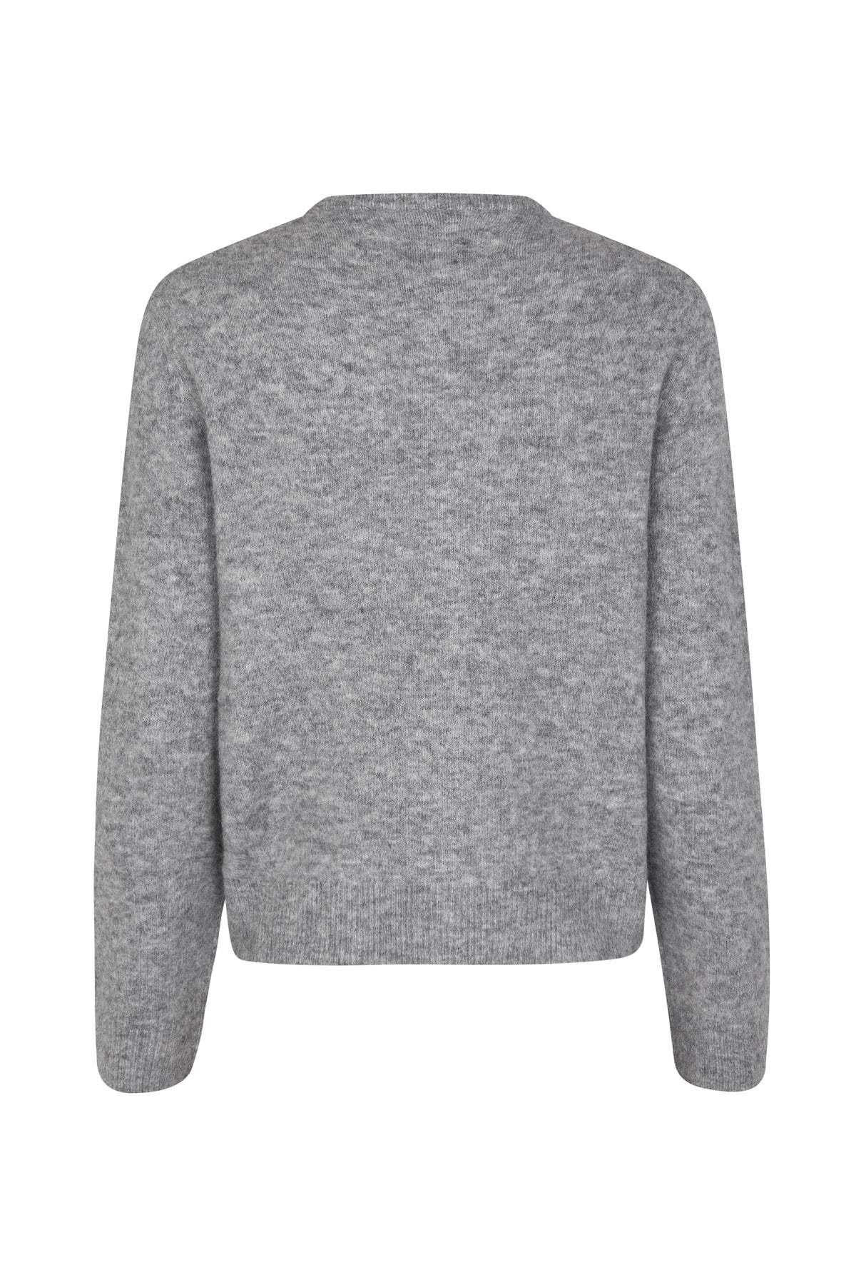 Nor Short Cardigan - Grå melange