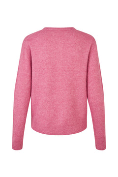 Nor Short Cardigan - Rose Wine