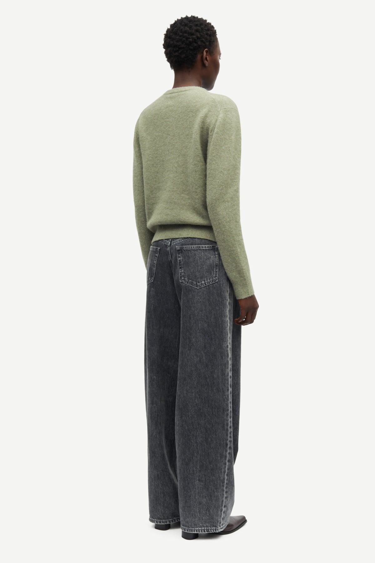 Nor Short Cardigan - Vetiver