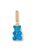 Nostalgia Bear Pave Connector - Gold Azure