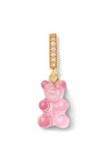 Nostalgia Bear Pave Connector - Bubblegum Gold