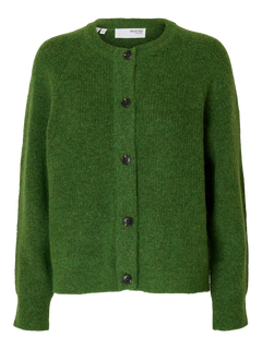 Lulu Ls Knit Short Cardigan - Spindle Tree Black Core