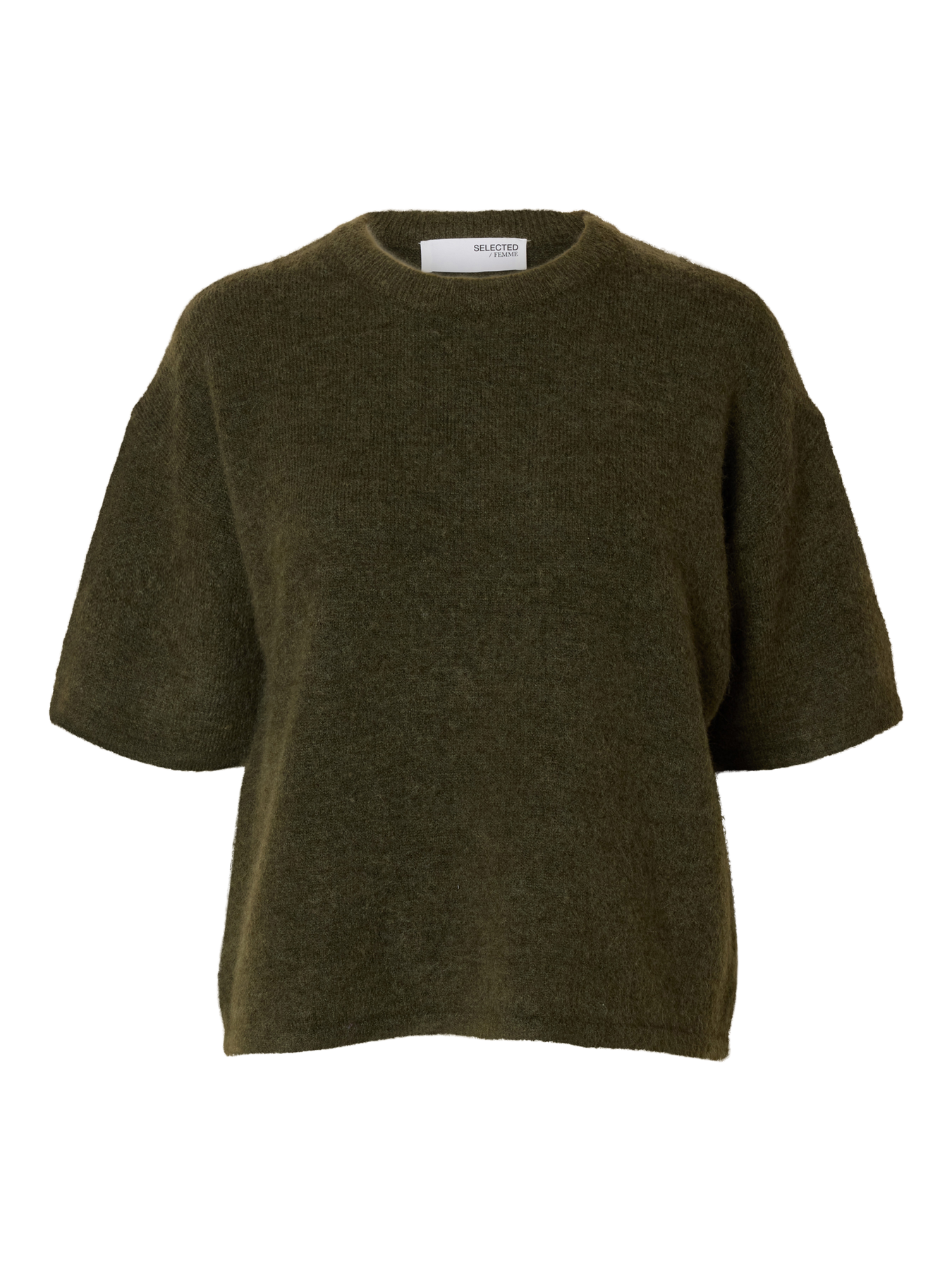 Maline-Liliana 2/4 Knit O-Neck Noos - Kalamata  Melange