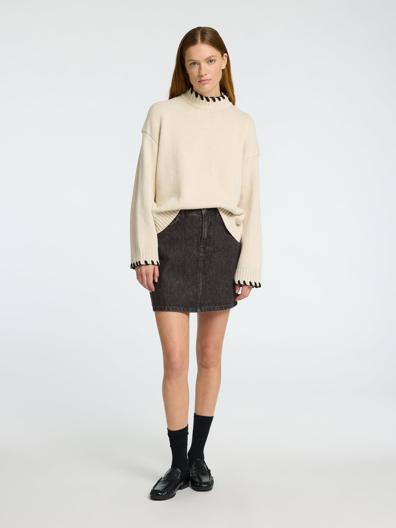 Harper Hw Short Skirt - Black
