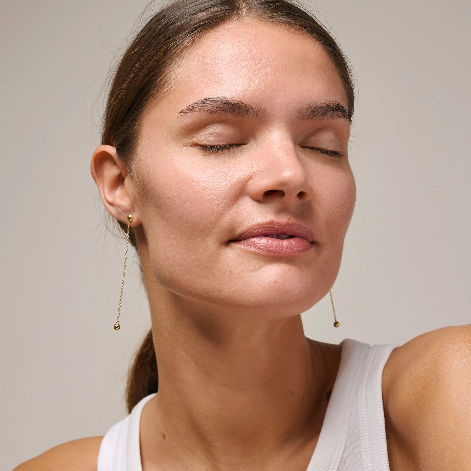Balloon Earrings - Gold