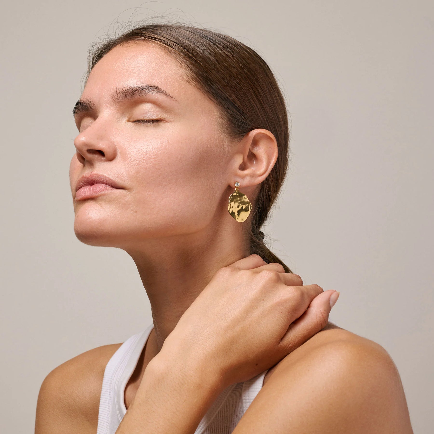 Marissa Earrings - Clear Cz