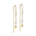 Sofia Earring - White And Pearls