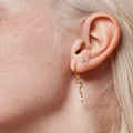 Enamel Dot Stud - Grass Green