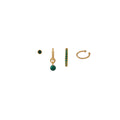 Sp Malachite Ear Party & Cuff - Malachite