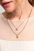 Evil Eye Ditsy Charm Necklace - Capri