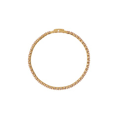 Cup Chain Tennis Bracelet - Light Pink