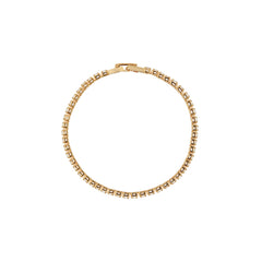 Cup Chain Tennis Bracelet - Aquamarine