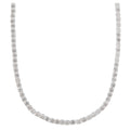 Crystal Cup Chain Necklace - Silver