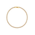Pearl Tennisarmband - Pale Gold
