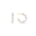 Organic Mid Size Hoops - Pearl