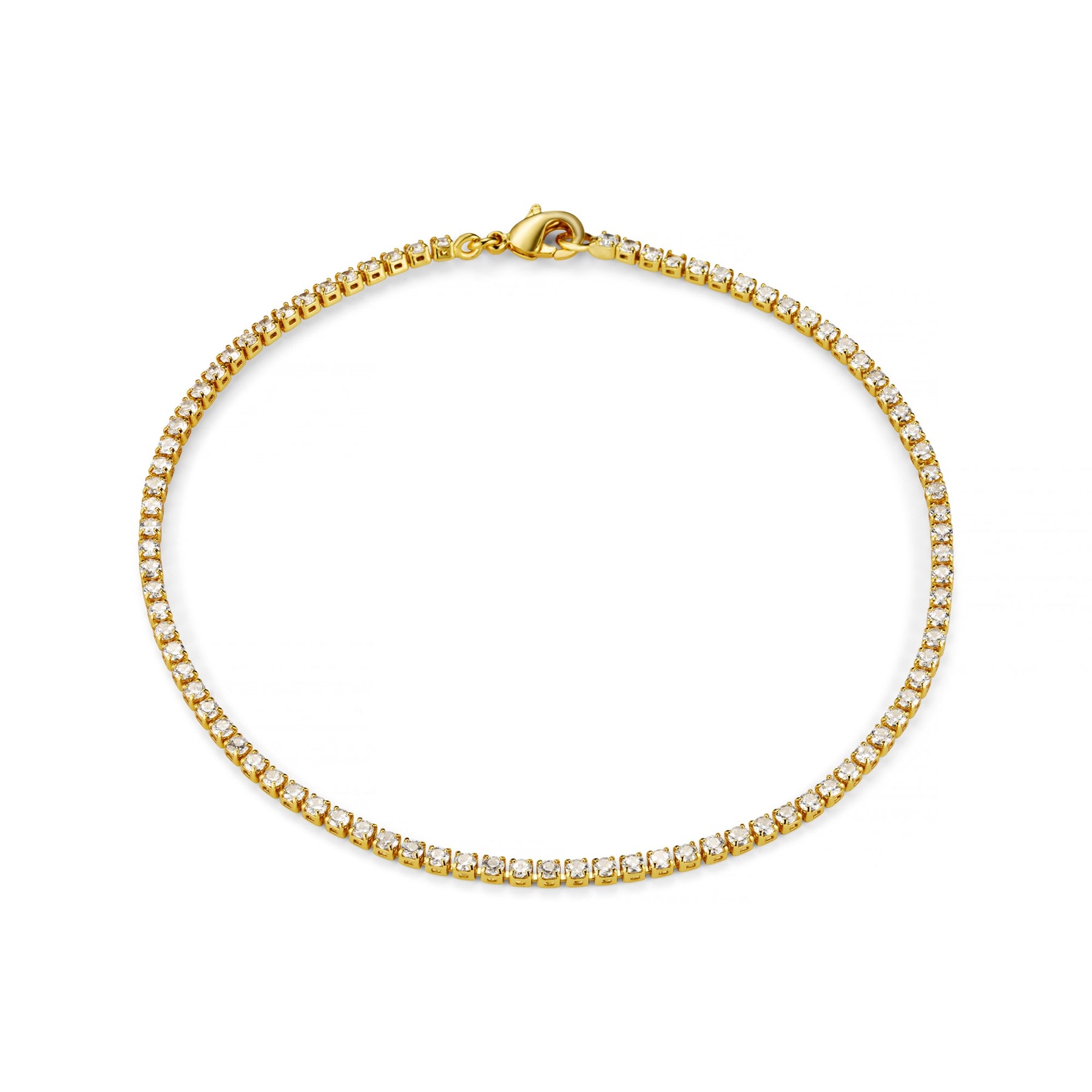 Tennis Anklet - Crystal