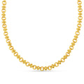 Cross Link Chain Necklace 16" - Guld