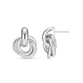 Statement Interlocking Earring - Silver