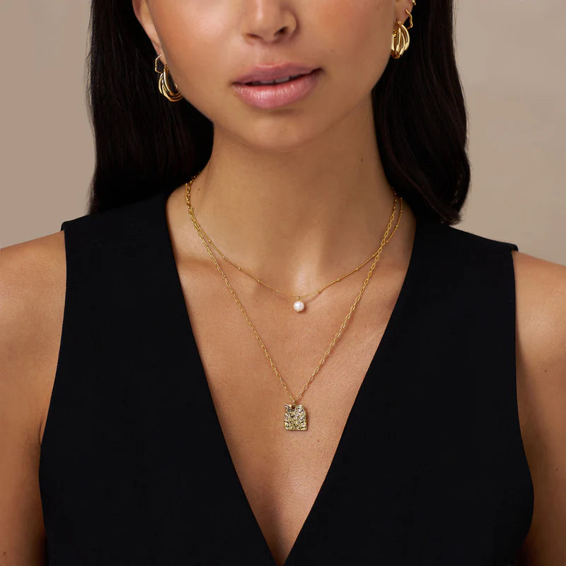 Pearl Drop Ditsy Halsband