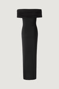 Off-Shoulder-klänning - Svart