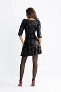 Sif Sequins Dress - Svart