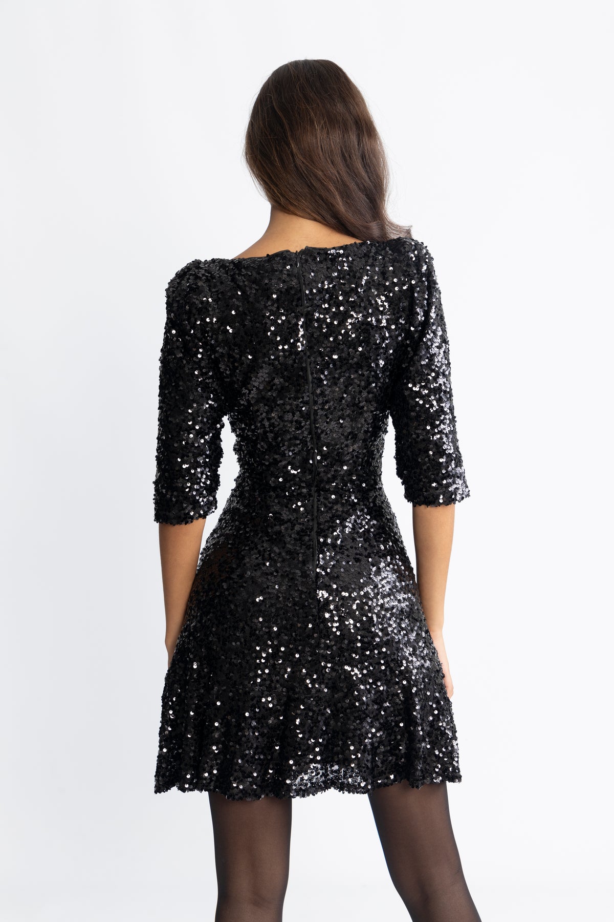 Sif Sequins Dress - Svart