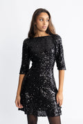 Sif Sequins Dress - Svart