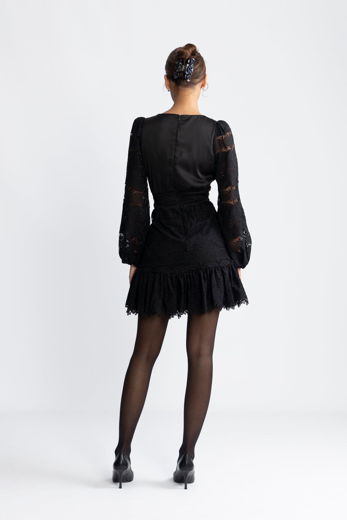 Lana Lace Dress - Black