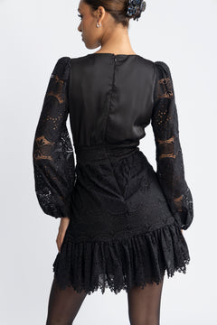 Lana Lace Dress - Black