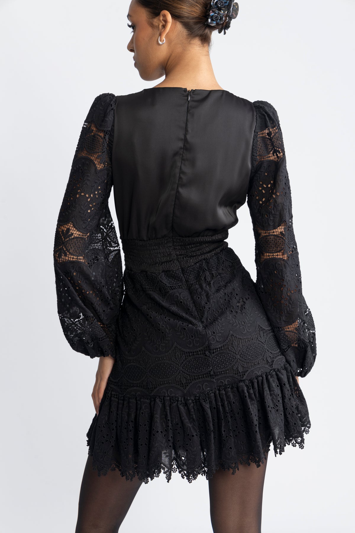 Lana Lace Dress - Black