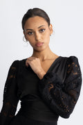Lana Lace Dress - Black