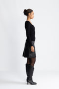 Nor Knit Pearl Top - Black