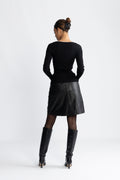 Nor Knit Pearl Top - Black