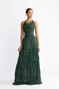Inga Sparkle Dress - Green