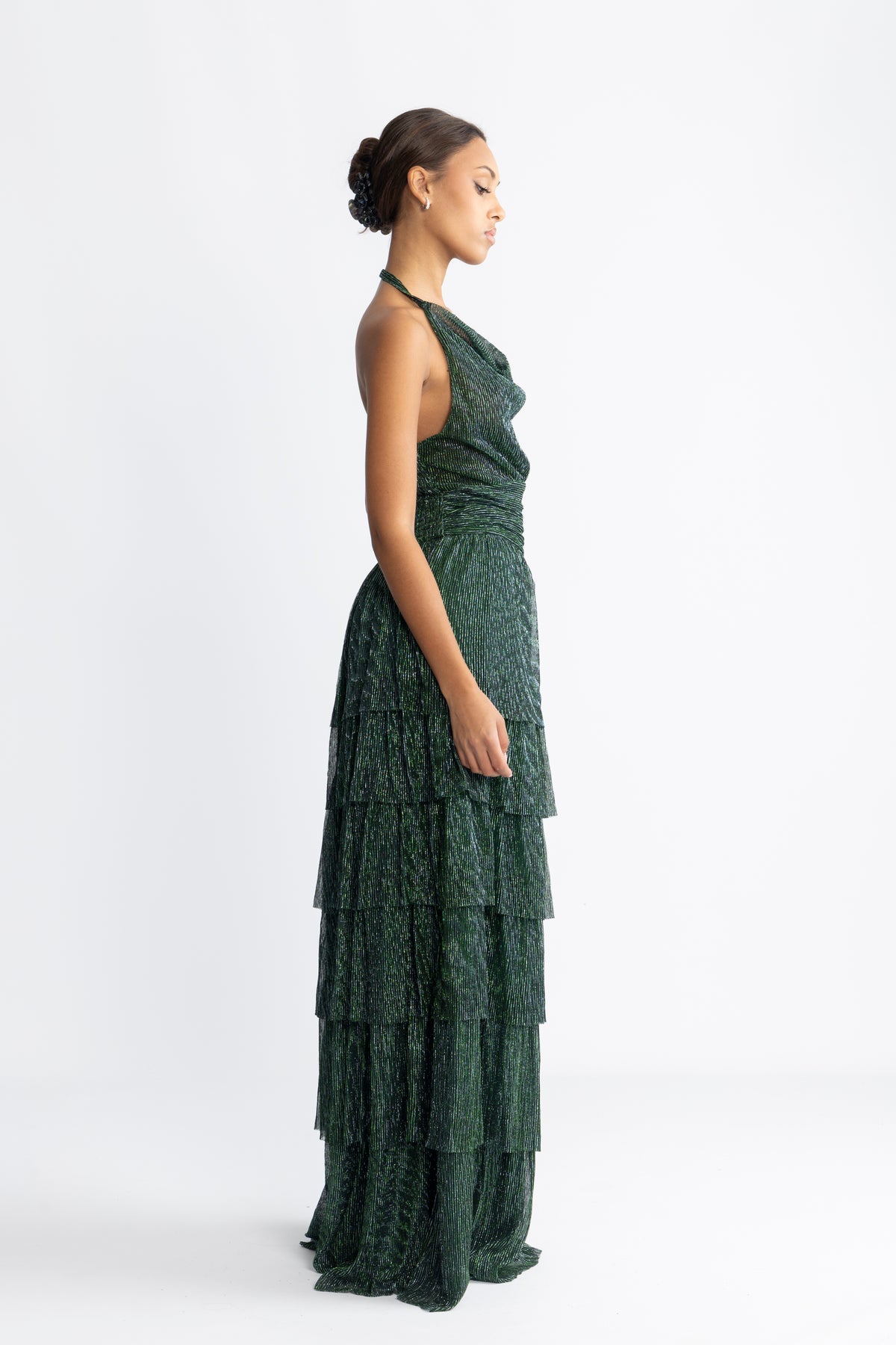 Inga Sparkle Dress - Green