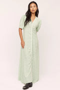 Ellen Long Dress - Green Shades