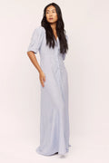 Ellen Long Dress - Blue Petie Flower