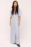 Ellen Long Dress - Blue Petie Flower
