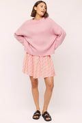Florie Brushed Sweater - Washed Pink