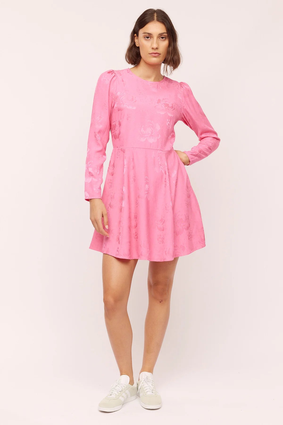 Belle Mini Klänning - Azela Pink