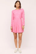 Belle Mini Klänning - Azela Pink