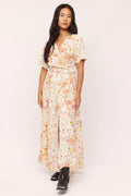 Spire Wrap Dress - Garden Flower