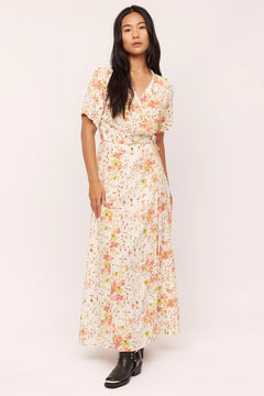 Spire Wrap Dress - Garden Flower